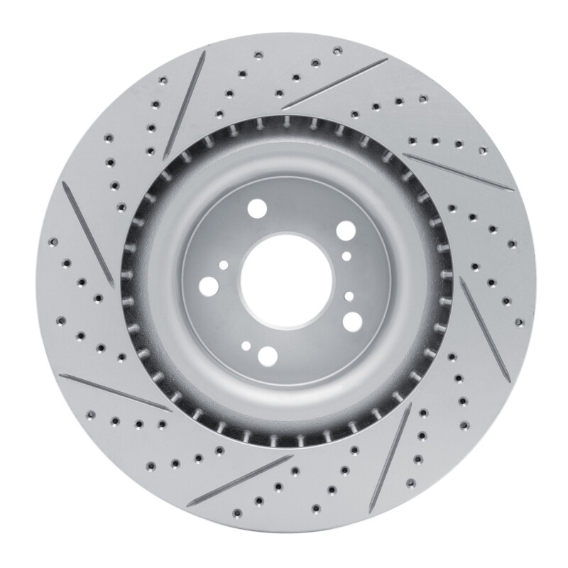 Acura MDX Brake Rotor (1) - Front Right - DFC - Geoperf Rotors - Drill & Slot - `21-`26