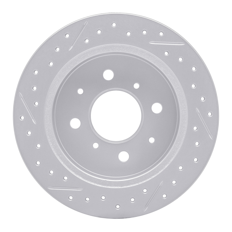 Acura Integra Brake Rotor (1) - Rear Right - DFC - Geoperf Rotors - Drill & Slot - `88-`01