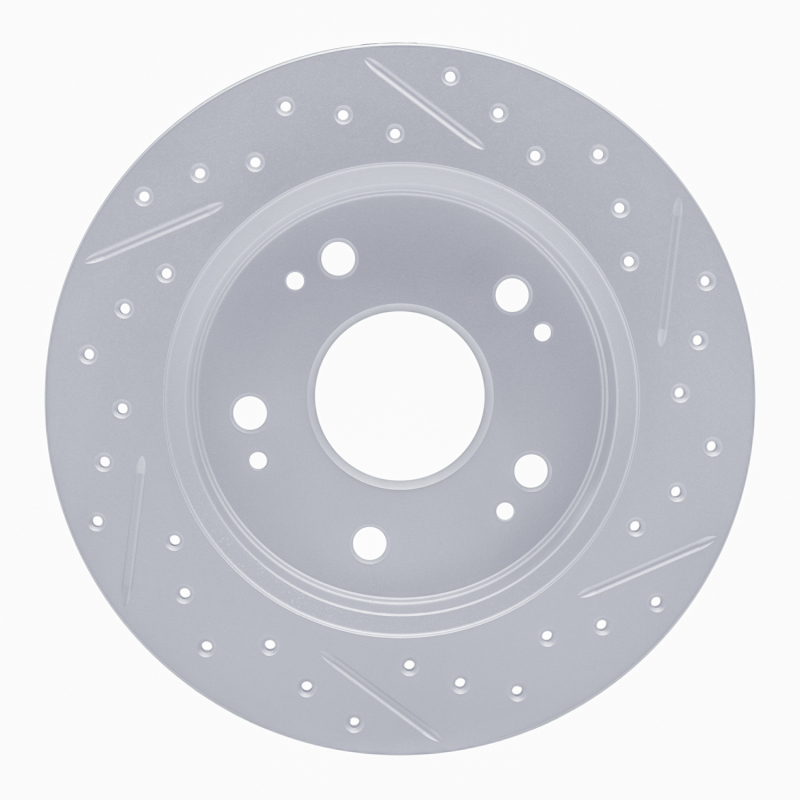 Acura Csx Brake Rotor (1) - Rear Left - DFC - Drilled & Slotted Geoperformance - `97-`15