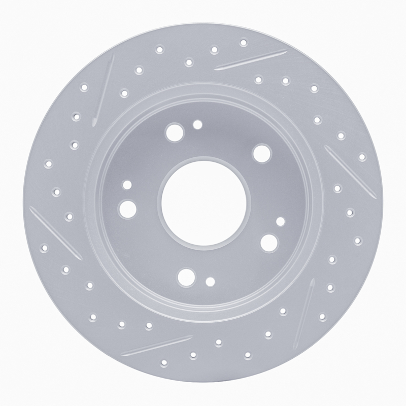Acura Csx Brake Rotor (1) - Rear Right - DFC - Drilled & Slotted Geoperformance - `97-`15