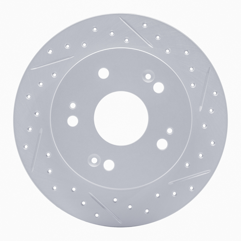 Acura Csx Brake Rotor (1) - Rear Right - DFC - Drilled & Slotted Geoperformance - `97-`15