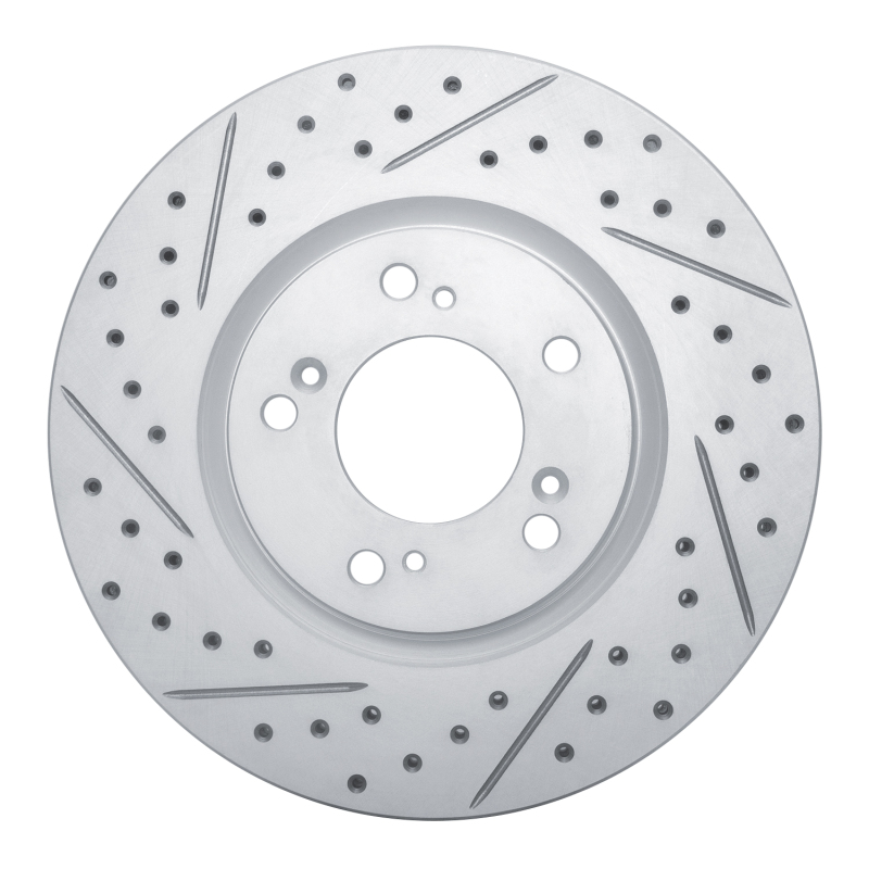 Honda S2000 Brake Rotor (1) - Front Left - DFC - Geoperformance Rotor - Drilled & Slotted - `00-`09