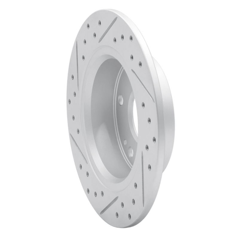 Acura TSX Brake Rotor (1) - Rear Right - DFC - Geoperformance Drilled & Slotted - `03-`08