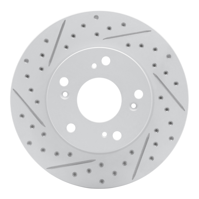 Acura RSX Brake Rotor (1) - Front Left - DFC - Drilled & Slotted Geoperformance - `02-`15