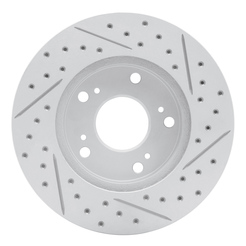 Acura RSX Brake Rotor (1) - Front Left - DFC - Drilled & Slotted Geoperformance - `02-`15