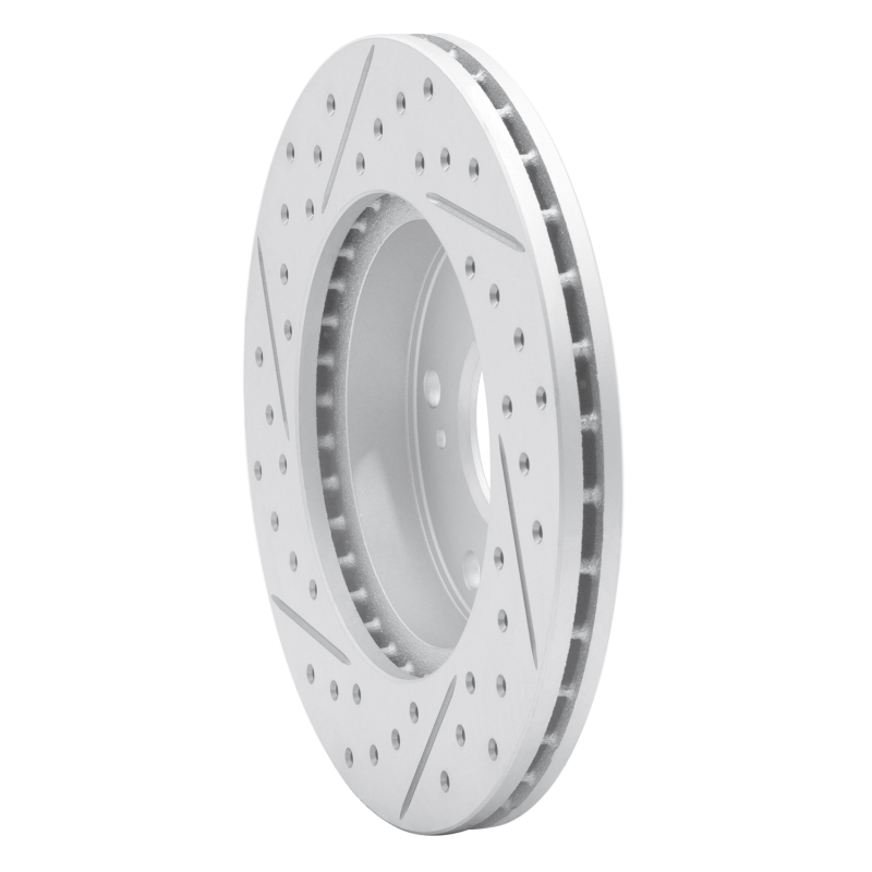 Acura Rsx Brake Rotor (1) - Front Right - DFC - Geoperformance Drilled & Slotted - `02-`15