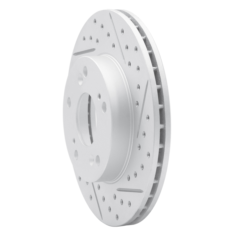 Acura Rsx Brake Rotor (1) - Front Right - DFC - Geoperformance Drilled & Slotted - `02-`15