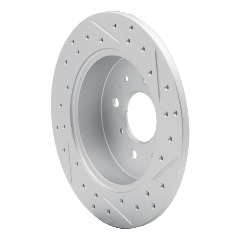 Acura El Brake Rotor (1) - Rear Left - DFC - Geoperformance Drilled & Slotted - `01-`05