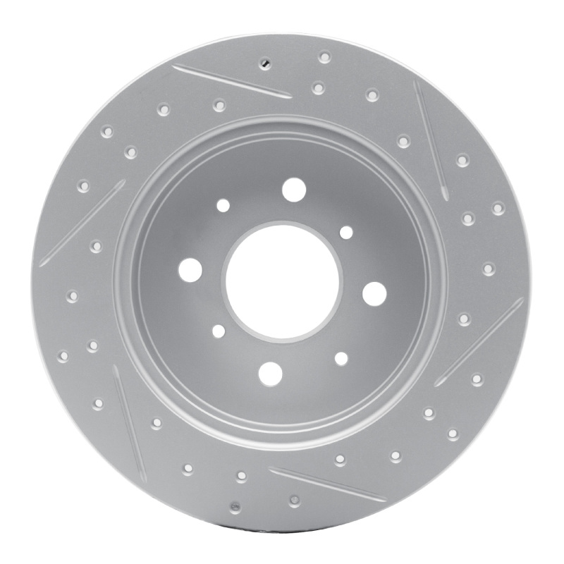 Acura El Brake Rotor (1) - Rear Left - DFC - Geoperformance Drilled & Slotted - `01-`05