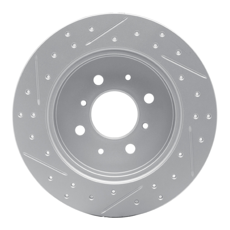 Acura El Brake Rotor (1) - Rear Right - DFC - Geoperformance Drilled & Slotted - `01-`05