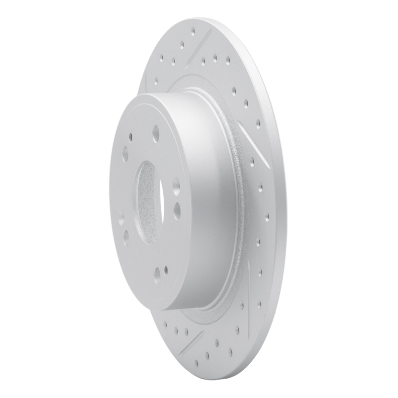 Acura TSX Brake Rotor (1) - Rear Left - DFC - Drilled & Slotted Geoperformance - `05-`22