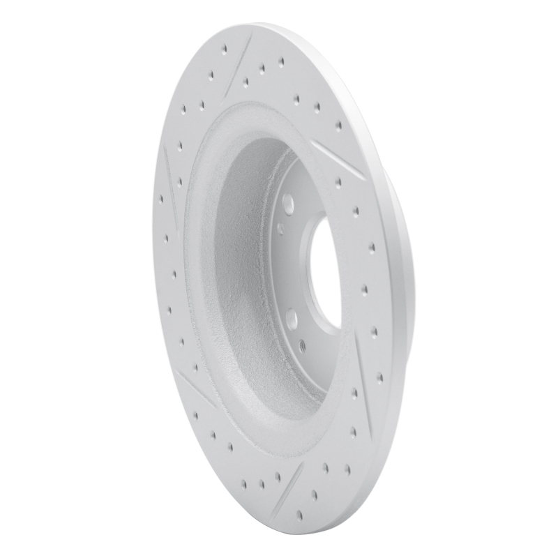 Acura TSX Brake Rotor (1) - Rear Right - DFC - Drilled & Slotted Geoperformance - `05-`22
