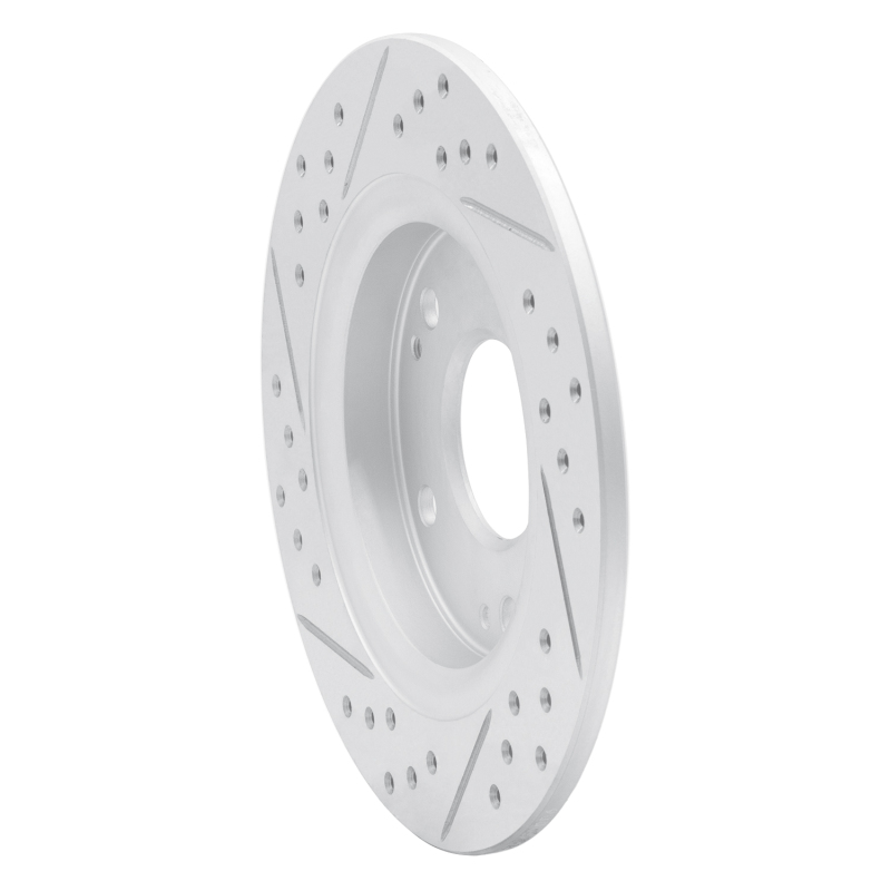 Honda Cr-Z Brake Rotor (1) - Rear Right - DFC - Geoperformance Rotor - Drilled & Slotted - `11-`15