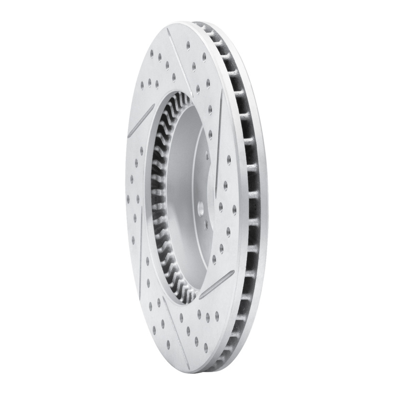 Acura Legend Brake Rotor (1) - Front Left - DFC - Drilled & Slotted Geoperformance - `91-`01