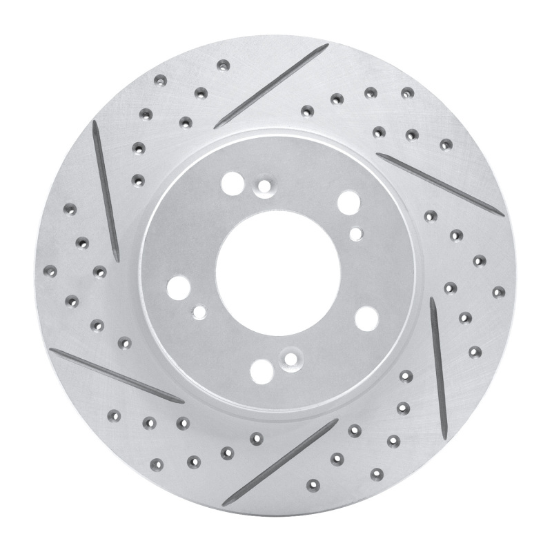 Acura Legend Brake Rotor (1) - Front Left - DFC - Drilled & Slotted Geoperformance - `91-`01