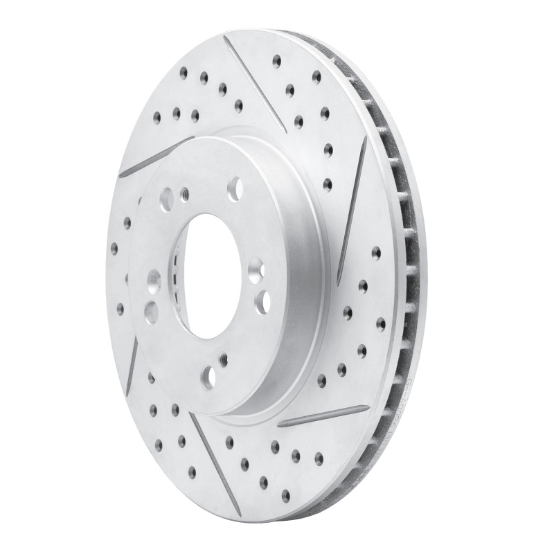Acura RL Brake Rotor (1) - Front Right - DFC - Drilled & Slotted Geoperformance Rotor - `91-`01