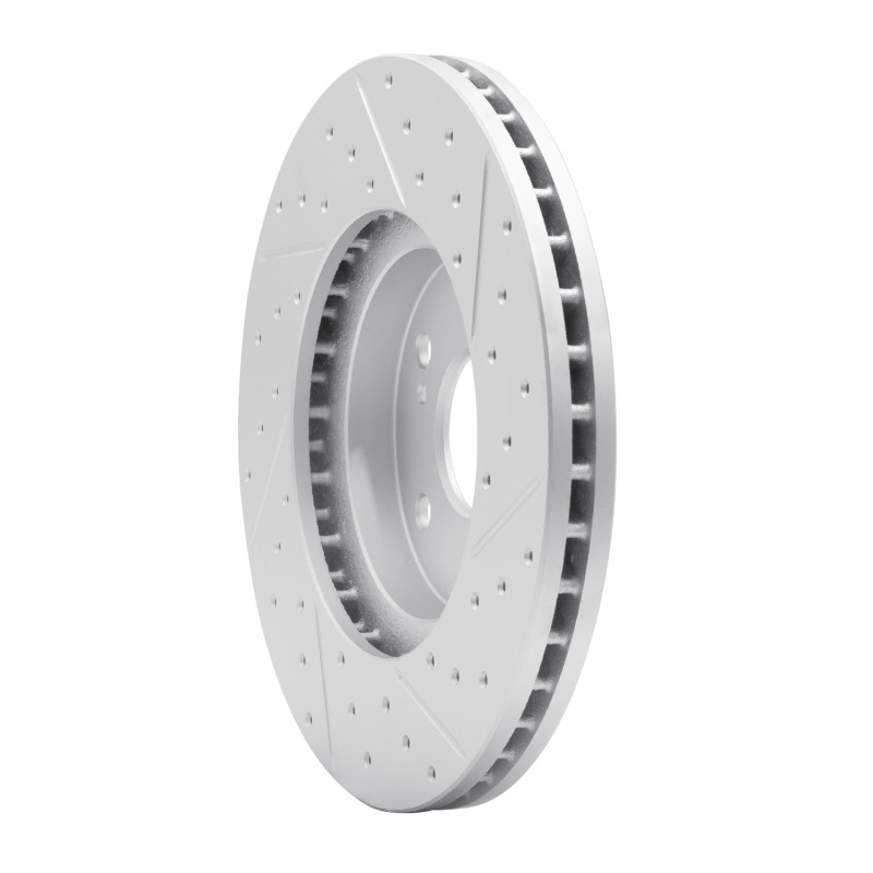 Acura CL Brake Rotor (1) - Front Left - DFC - Geoperformance Drilled & Slotted - `99-`14