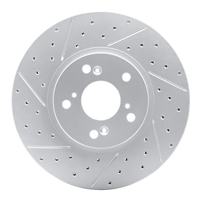 Acura CL Brake Rotor (1) - Front Left - DFC - Geoperformance Drilled & Slotted - `99-`14