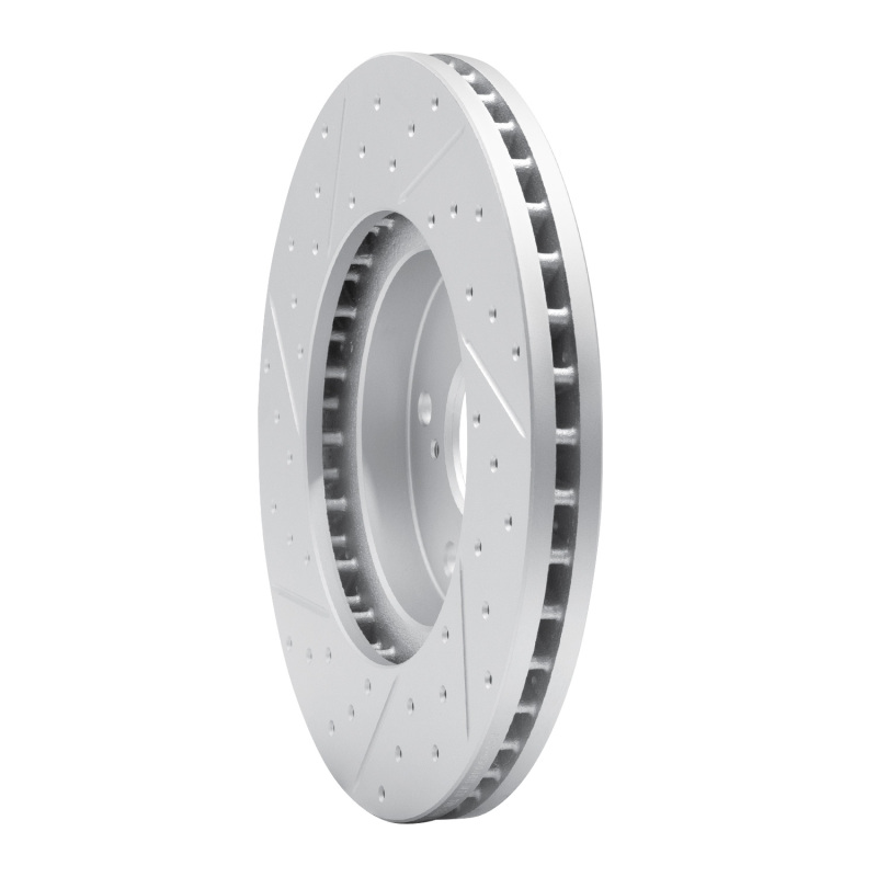 Acura TSX Brake Rotor (1) - Front Right - DFC - Drilled & Slotted Geoperformance - `99-`14