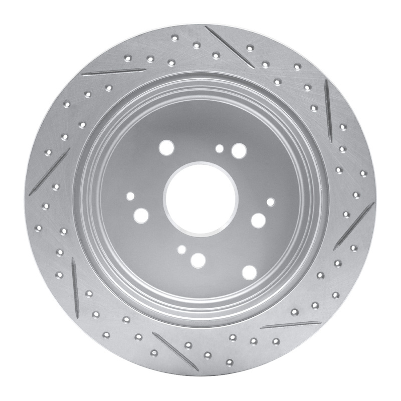 Acura MDX Brake Rotor (1) - Rear Left - DFC - Drilled & Slotted Geoperformance - `01-`08