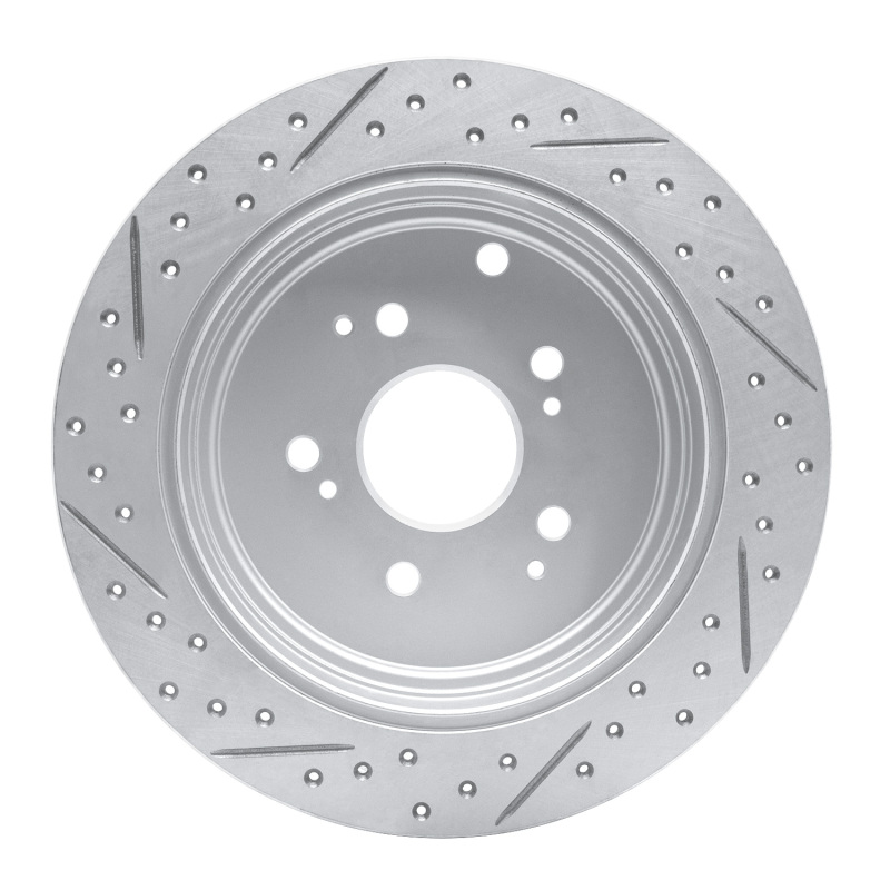 Acura MDX Brake Rotor (1) - Rear Right - DFC - Geoperformance Drilled & Slotted - `01-`08