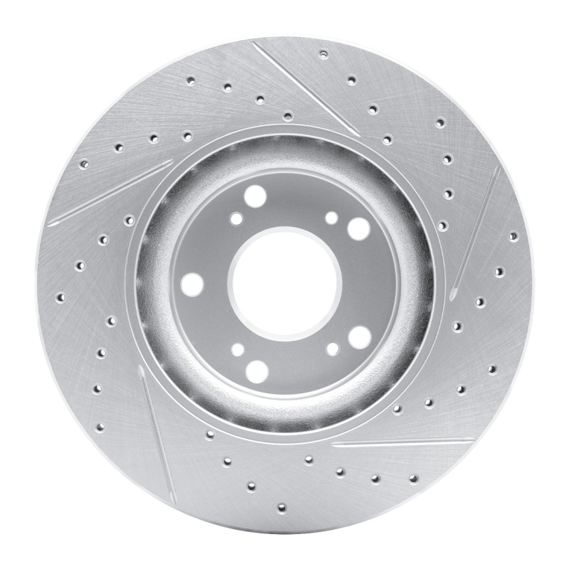 Acura RSX Brake Rotor (1) - Front Left - DFC - Drilled & Slotted Geoperformance - `02-`15