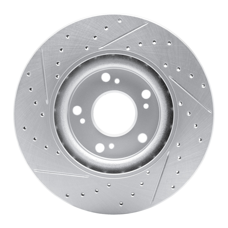Acura Csx Brake Rotor (1) - Front Right - DFC - Drilled & Slotted Geoperformance - `02-`15