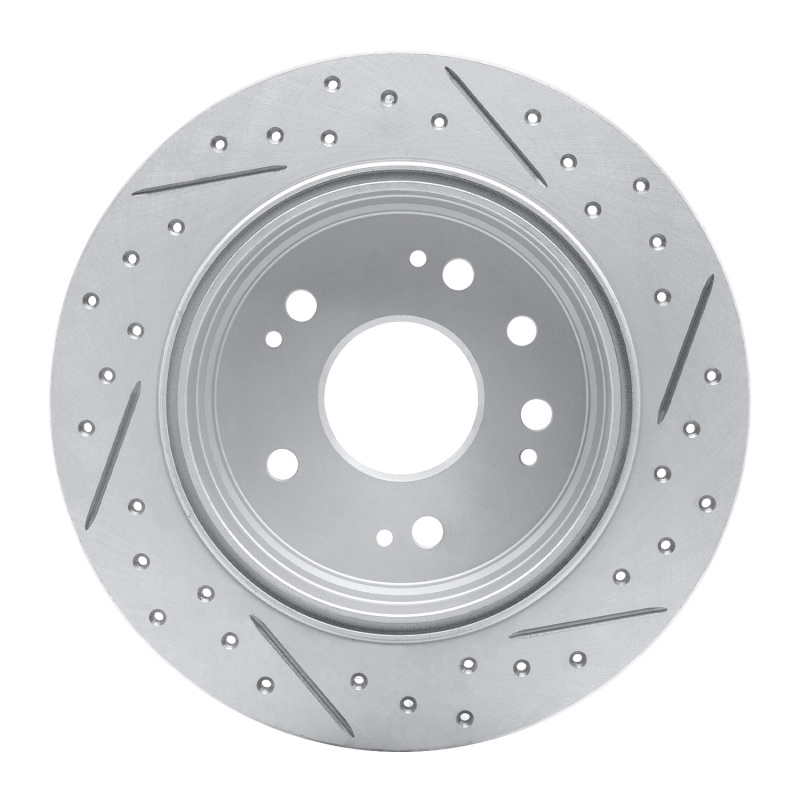 Honda Cr-V Brake Rotor (1) - Rear Left - DFC - Drill & Slot Geoperformance - `02-`04