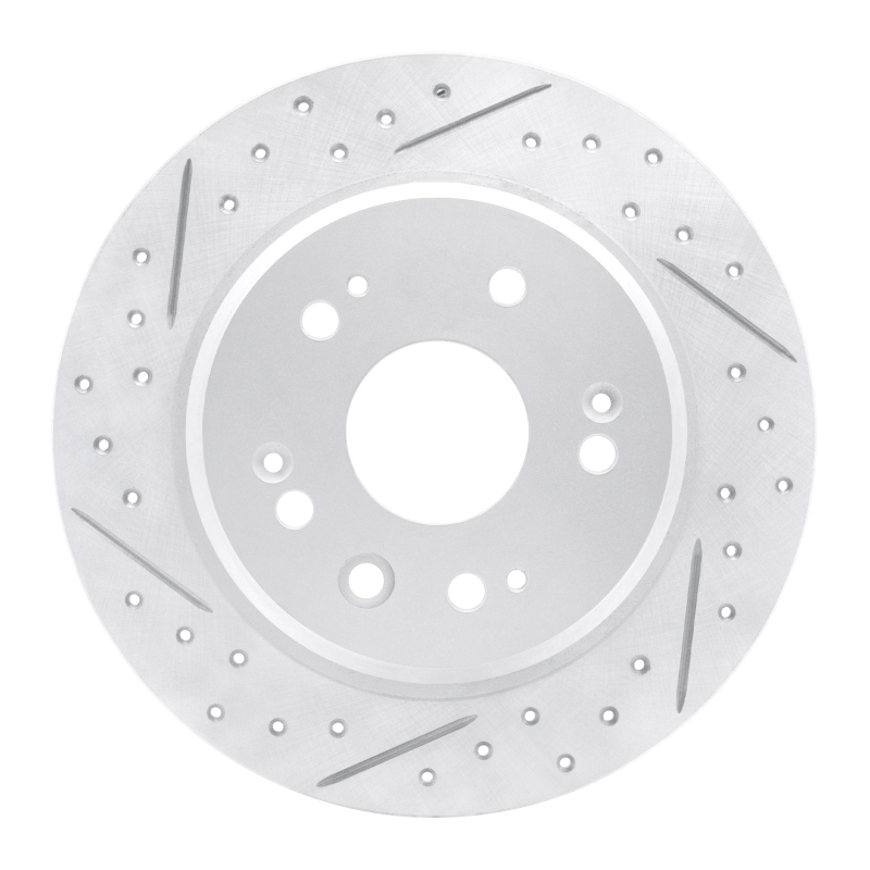 Honda Cr-V Brake Rotor (1) - Rear Left - DFC - Drill & Slot Geoperformance - `02-`04