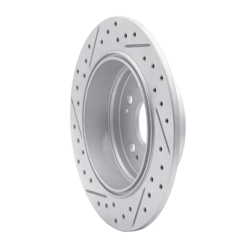 Honda CR-V Brake Rotor (1) - Rear Right - DFC - Geoperformance Drilled & Slotted - `02-`04