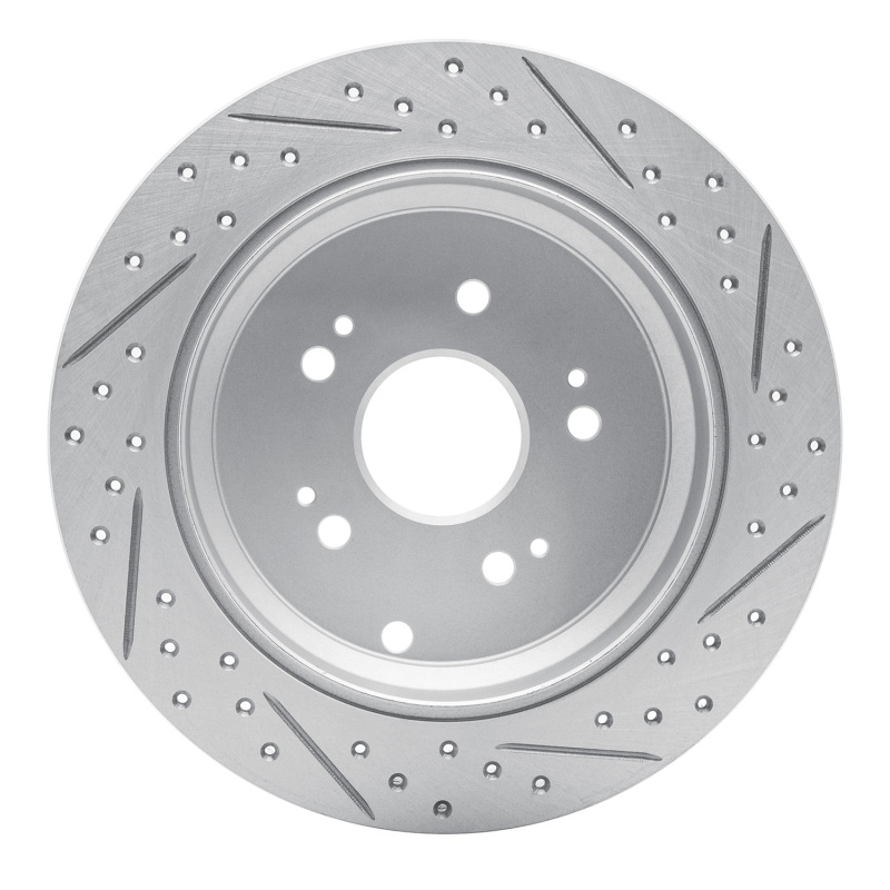 Acura RDX Brake Rotor (1) - Rear Left - DFC - Drilled & Slotted Geoperformance - `05-`18