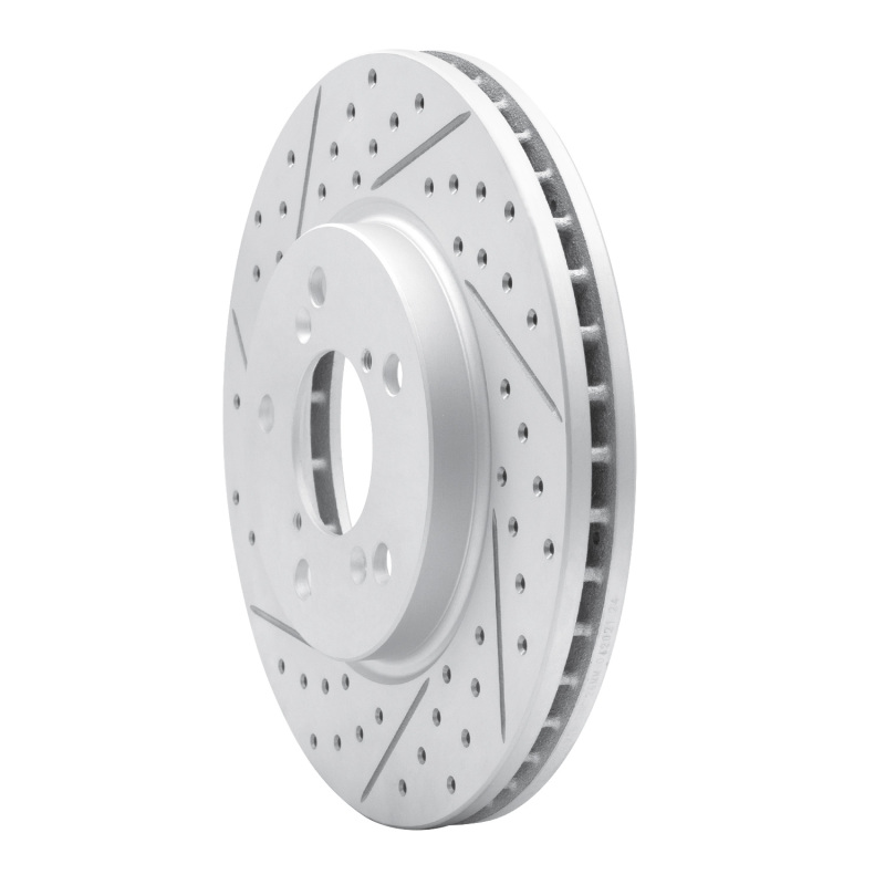 Honda Odyssey Brake Rotor (1) - Front Left - DFC - Geoperformance Drilled & Slotted - `05-`10