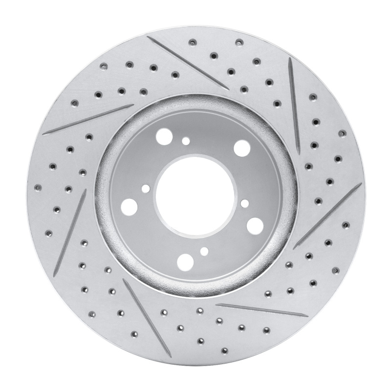 Honda Odyssey Brake Rotor (1) - Front Left - DFC - Geoperformance Drilled & Slotted - `05-`10