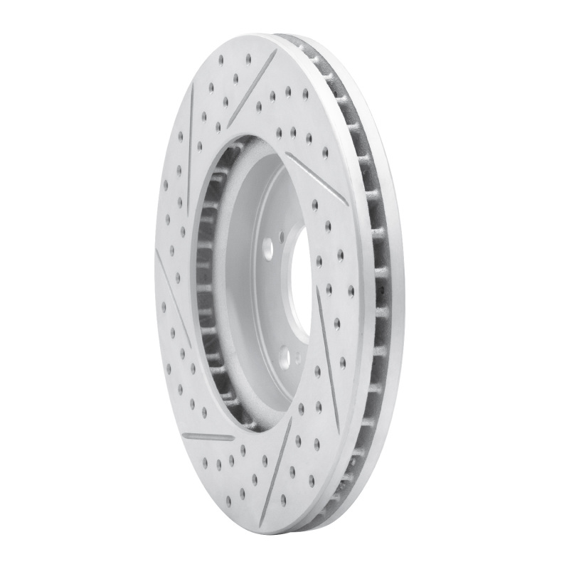 Honda Odyssey Brake Rotor (1) - Front Right - DFC - Geoperformance Drilled & Slotted - `05-`10