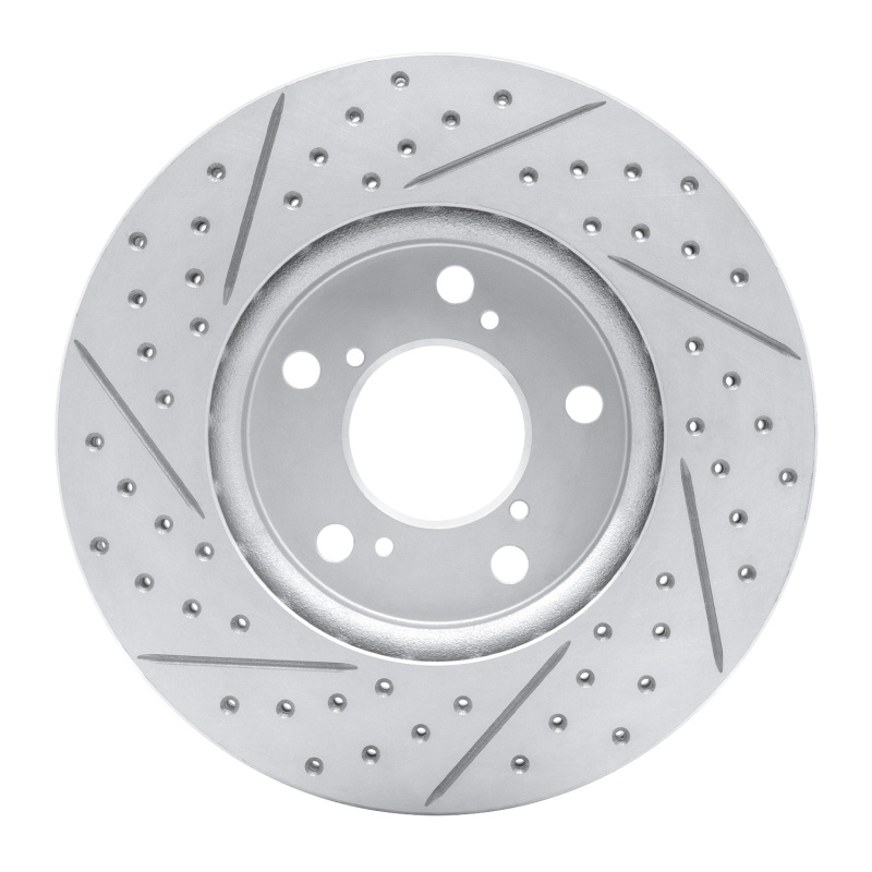 Honda Odyssey Brake Rotor (1) - Front Right - DFC - Geoperformance Drilled & Slotted - `05-`10