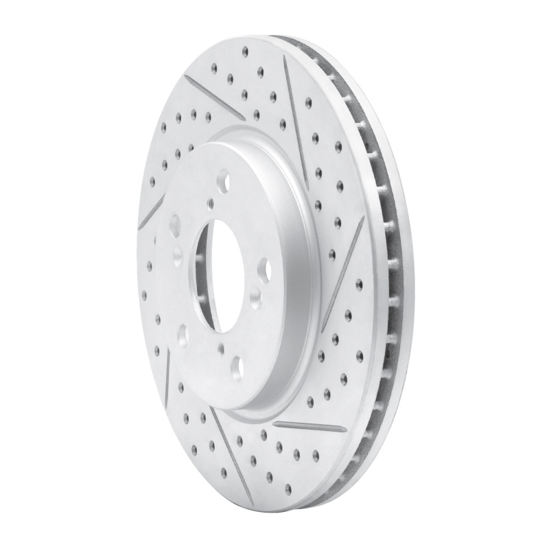 Honda Odyssey Brake Rotor (1) - Front Right - DFC - Geoperformance Drilled & Slotted - `05-`10