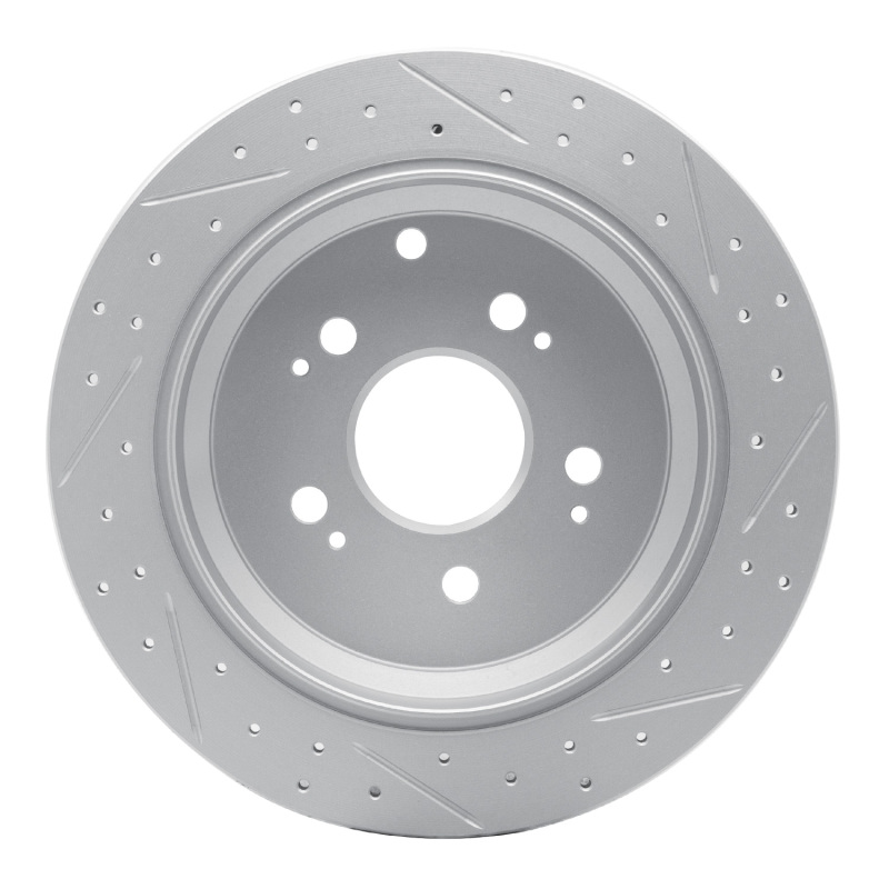 Honda Odyssey Brake Rotor(s) (1) - Rear Left - DFC - Drilled & Slotted Geoperformance - `05-`10