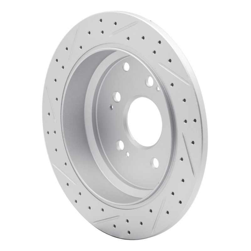 Honda Odyssey Brake Rotor (1) - Rear Right - DFC - Geoperformance Rotor - Drilled and Slotted - `05-`10