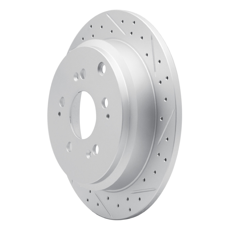 Honda Odyssey Brake Rotor (1) - Rear Right - DFC - Geoperformance Rotor - Drilled and Slotted - `05-`10