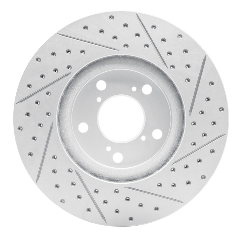 Honda Ridgeline Brake Rotor (1) - Front Left - DFC - Drilled & Slotted Geoperformance - `06-`14