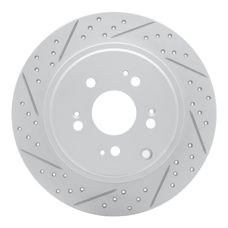 Honda Ridgeline Brake Rotor (1) - Rear Left - DFC - Geoperformance Drilled & Slotted - `06-`14