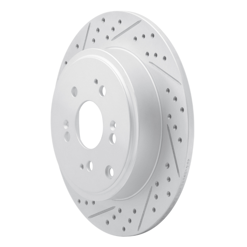 Honda Ridgeline Brake Rotor (1) - Rear Left - DFC - Geoperformance Drilled & Slotted - `06-`14