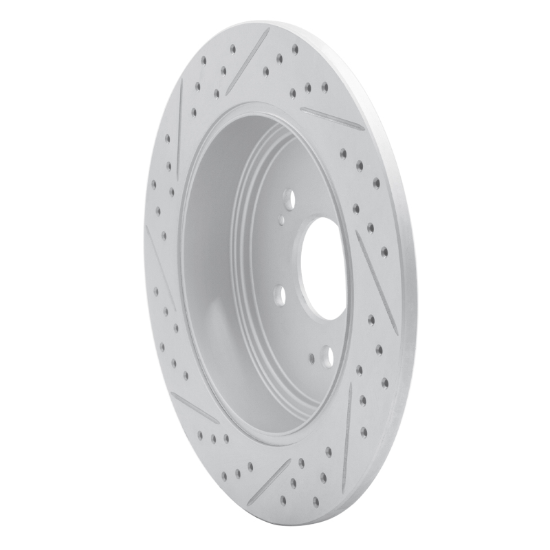 Honda Ridgeline Brake Rotor (1) - Rear Right - DFC - Drilled & Slotted Geoperformance - `06-`14