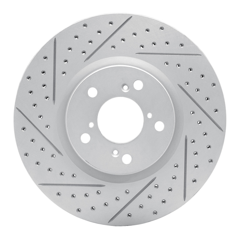 Acura MDX Brake Rotor (1) - Front Left - DFC - Geoperformance Rotor - Drilled & Slotted - `07-`20