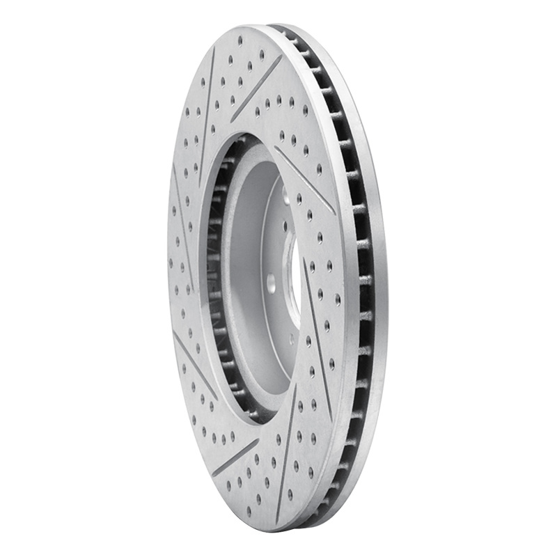 Acura RLX Brake Rotor (1) - Front Right - DFC - Geoperformance Rotors - Drilled and Slotted - `07-`20