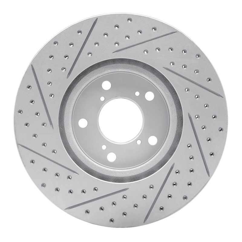 Acura RLX Brake Rotor (1) - Front Right - DFC - Geoperformance Rotors - Drilled and Slotted - `07-`20