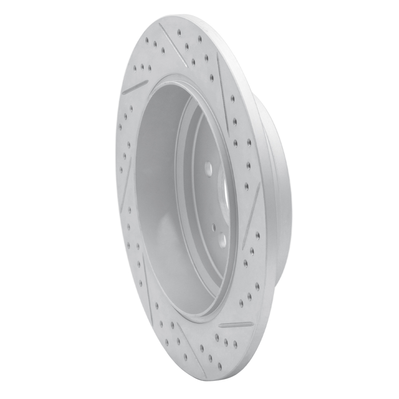 Acura ZDX Brake Rotor (1) - Rear Left - DFC - Geoperf Drilled & Slotted - `07-`17