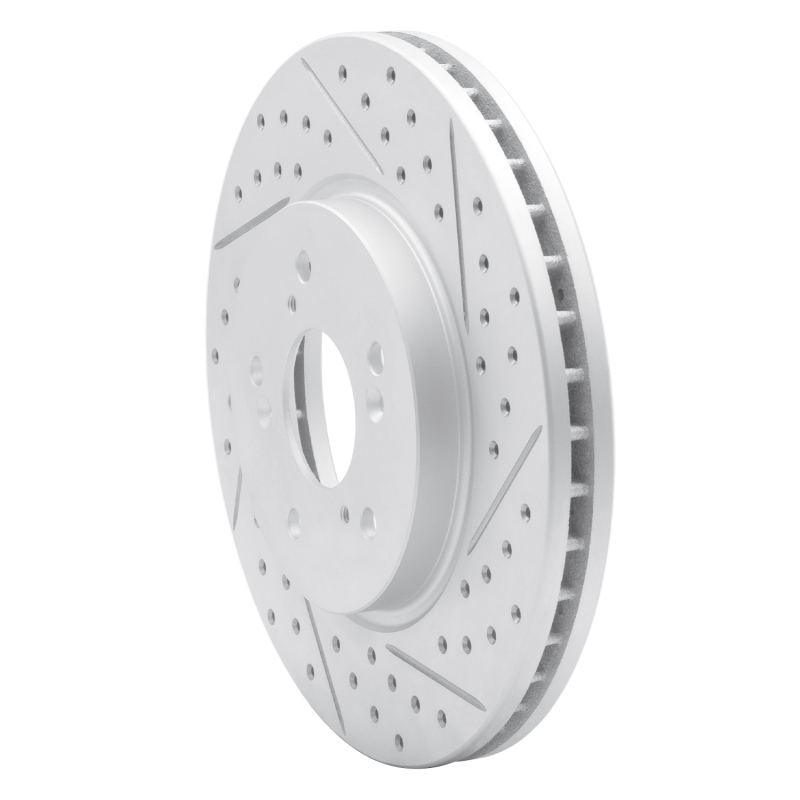 Acura Rdx Brake Rotor (1) - Front Right - DFC - Drilled & Slotted Geoperformance - `07-`16