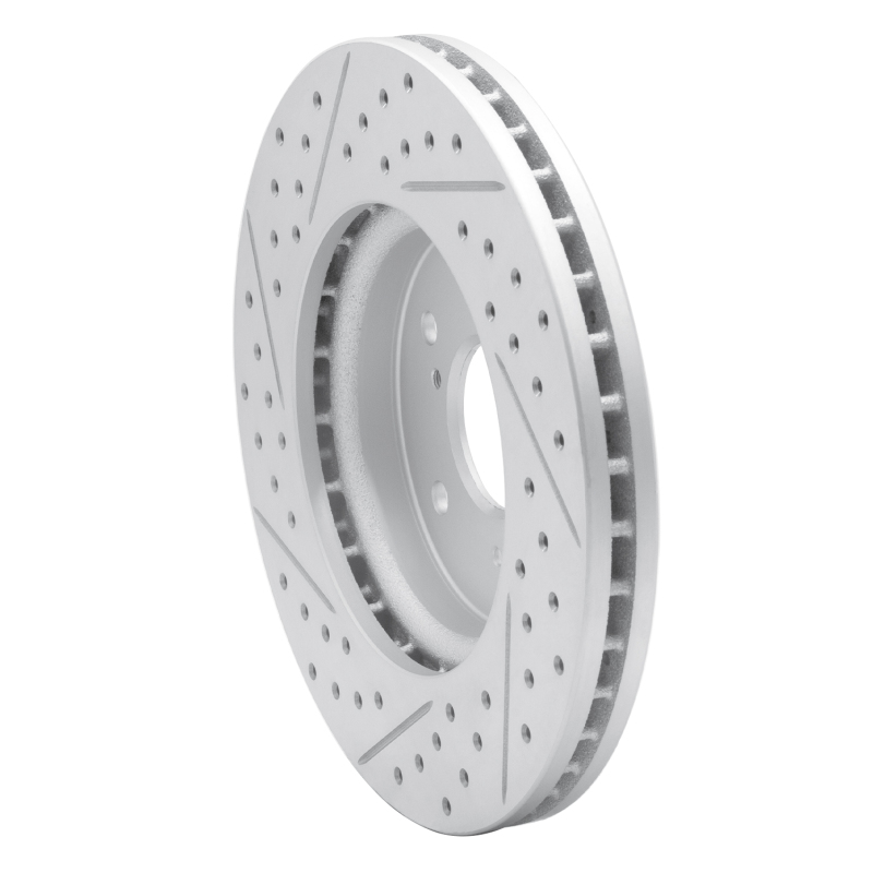 Acura Rdx Brake Rotor (1) - Front Right - DFC - Drilled & Slotted Geoperformance - `07-`16