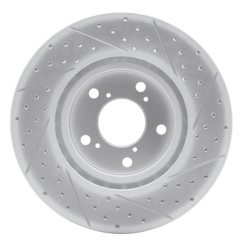 Acura TL Brake Rotor(s) (1) - Front Left - DFC - Drilled & Slotted Geoperformance - `09-`14